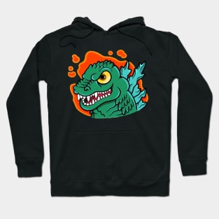 Zilla Head Godzilla Hoodie